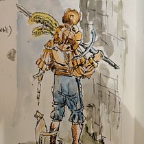 My project in Watercolor Coloring for Comics and Illustrations course. Watercolor Painting project by Elisabetta Canuti - 12.14.2020