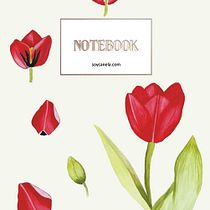 Meu projeto do curso: Ilustração botânica de tulipa com aquarela. Ilustração botânica, e Pintura em aquarela projeto de Natália Lucena - 14.12.2020