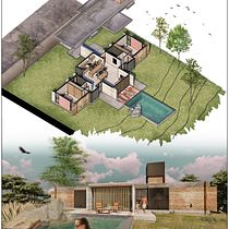 My project in Digital Illustration of Architectural Projects course. Architectural Illustration, and ArchVIZ project by Anellina Chirico - 12.14.2020
