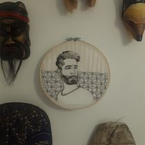 Creación de retratos bordados. Embroider project by Fanny Samper - 12.15.2020