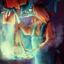 Mi Proyecto del curso: Skeksi cuiner. Concept Art projeto de Estrella Ordóñez Aguilar - 15.04.2020