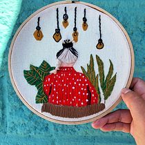 Mi proyecto, composición a partir de una foto mía. Un projet de Broderie de Mónica Díaz - 15.12.2020