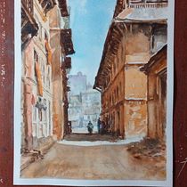 My project in Architectural Illustration with Watercolor course. Un proyecto de Pintura a la acuarela e Ilustración arquitectónica de Jaime Silva Valdés - 16.12.2020