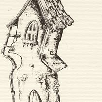 Meu projeto do curso: Técnicas de arte-final para quadrinhos e ilustração. Ink Illustration project by Ricardo Lavoura - 12.16.2020