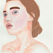 Mi Proyecto del curso: Retrato en acuarela a partir de una fotografía.  project by Carol Arce García - 12.16.2020