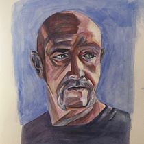 My project in Artistic Portrait with Watercolors course. Fine Arts project by Sally Street - 12.16.2020
