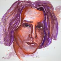 Mi Proyecto del curso: Retrato artístico en acuarela. Artistic Drawing, Portrait Drawing, and Watercolor Painting project by Cristina Pacheco Mendoza - 12.16.2020