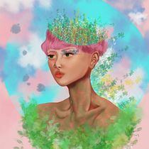 My project in Digital Fantasy Portraits with Photoshop course. Traditional illustration, Drawing, Digital Illustration, Portrait Drawing, Digital Drawing, and Digital Painting project by Mary Vang - 12.16.2020