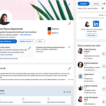 Mi Proyecto del curso: LinkedIn: construye tu marca personal . Projekt z dziedziny Br, ing i ident i fikacja wizualna użytkownika Esther Rouco Baamonde - 13.01.2021