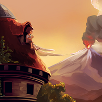 Meu projeto do curso: Concept Art: introdução ao design de cenários. Un projet de Art conceptuel, Scénographie et Illustration traditionnelle de Sheyla Nogueira - 16.12.2020