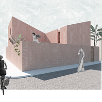 Meu projeto do curso: Representação gráfica de projetos arquitetônicos. Un projet de Conception 3D, Architecture, Collage, Photomontage, Illustration numérique , et ArchVIZ de laura.haro - 18.12.2020