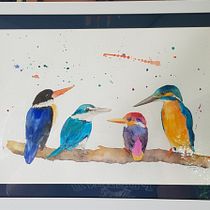 My project in Artistic Watercolor Techniques for Illustrating Birds course. Traditional illustration, Watercolor Painting, Realistic Drawing, and Naturalistic Illustration project by Lauren Higgs - 12.18.2020