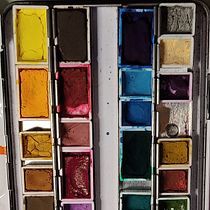 Minhas aquarelas: My project in Elaboration of Artisanal Watercolours course. Arts, Crafts, Fine Arts, Painting, Watercolor Painting, DIY, and Color Theor project by Nathalia Nabor Ramacciotti - 12.18.2020
