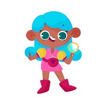 Meu projeto do curso: Design de personagens para animação com Photoshop. Animation, Character Design, and Character Animation project by Sophie Vitória Moraes Carvalho - 02.07.2021
