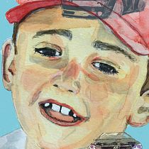 My project in Illustrated Portrait in Watercolor course. Projekt z dziedziny Trad, c i jna ilustracja użytkownika Justin Stares - 19.12.2020