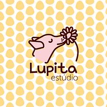 Lupita estúdio - identidade visual. Een project van  Br, ing en identiteit y Traditionele illustratie van Luiza Barrocas - 19.12.2020