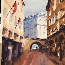 My project in Architectural Illustration with Watercolor course. Un projet de Illustration architecturale de mlok2000 - 20.12.2020