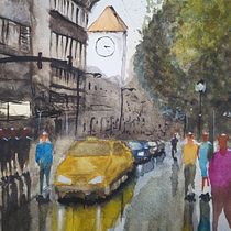 Mi Proyecto del curso: Paisajes urbanos en acuarela. Een project van L, scaping y Aquarelschilderen van Jimmy Morales - 20.12.2020