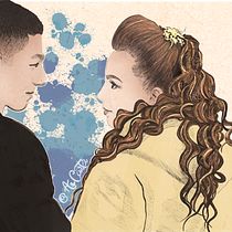 My project in Illustrated Portraits with Procreate course. Desenho artístico projeto de Anastasia Carter - 03.12.2020