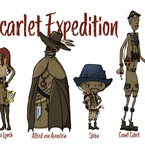 Vampire explorers on expedition to locate new blood sources. 2D Animation, and Traditional illustration project by maximilianprobst - 12.20.2020