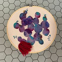 My project in Embroidery and Watercolor Basic Techniques course. Embroider project by andy_pandy - 12.20.2020