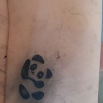 Meu projeto do curso: Tatuagem para principiantes Panda na pele EVA. Drawing project by Andrew Trevizam - 12.20.2020