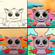 Mi Proyecto del curso: Técnicas y estilos de ilustración con Procreate. Projekt z dziedziny Ilustracja c i frowa użytkownika mesiath - 20.12.2020