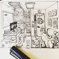 My project in The Art of Sketching: Transform Your Doodles into Art course Ein Projekt aus dem Bereich Comic und Concept Art von YL Kuo - 29.12.2020