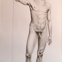 Dibujo realista de la figura humana.. Fine Arts project by Juana María Martín Sánchez - 12.21.2020