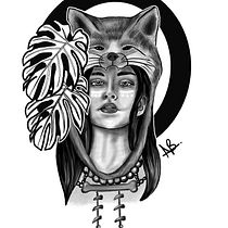 My project in Digital Design and Illustration of Tattoos with Procreate course. Artistic Drawing project by Damla Berkol - 12.21.2020