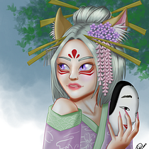 My project in Digital Fantasy Portraits with Photoshop course. Digital Illustration project by juliana_k_ogawa - 12.21.2020