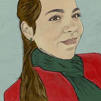 My project in Illustrated Portraits with Procreate course. Ilustração digital projeto de dariofxd - 22.12.2020