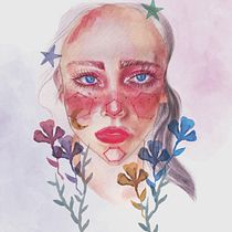 Mi Proyecto del curso: Retrato ilustrado en acuarela. Projekt z dziedziny  Sztuki piękne, Kreat, wność,  R, sunek art, st, czn, Portret, Projektowanie c, frowe, Ilustracja c, frowa i Malowanie akwarelą użytkownika Alana Roque - 22.12.2020