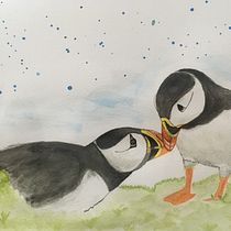 Mi Proyecto del curso: Acuarela artística para ilustración de aves. Naturalistic Illustration project by Cristina Salgado - 12.29.2020