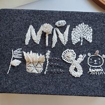 My project in Introduction to Raised Embroidery course. Bordado projeto de terasita - 22.12.2020