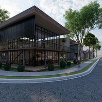 Mi Proyecto del curso: Diseño y modelado arquitectónico 3D con Revit. 3D, 3D Animation, and Digital Architecture project by Maria Aguado - 12.22.2020