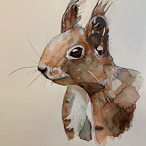 My project in Experimental Watercolor Techniques for Beginners course. Gouache Painting, Pencil Drawing, and Watercolor Painting project by Alexandra Edwards - 12.22.2020