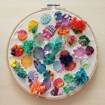 My project in Embroidery and Watercolor Basic Techniques course. Embroider, and Watercolor Painting project by rosellina - 12.22.2020