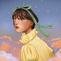 My Final Project in Digital Fantasy Portraits with Photoshop. Digital Painting, and Portrait Drawing project by Huỳnh Bình - 12.23.2020