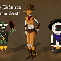 Meu projeto do curso: Los 3 Biónicos del Viejo Oeste. Comic, Digital Drawing, Digital Illustration, and Editorial Illustration project by Guilherme Oliveira - 12.24.2020