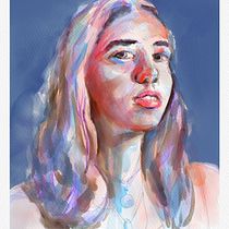 My project in Artistic Portrait with Watercolors course. Watercolor Painting project by Istvan Tomasovszki - 12.23.2020