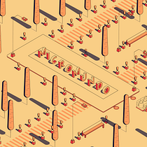 MicroMundo ilustrado - Guía de Estilo Vectorial Ein Projekt aus dem Bereich Digitale Architektur und Traditionelle Illustration von Óscar Santibáñez Andrade - 22.12.2020