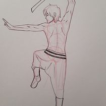 Mi Proyecto del curso: poses de samuráis  Ein Projekt aus dem Bereich Artistische Zeichnung von Valentina Letelier - 24.12.2020