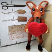 Meu projeto do curso: Feltragem com agulha: criação de personagens com lã e agulha. Artesanato, e Design de brinquedos projeto de Roseli Maria - 17.08.2020