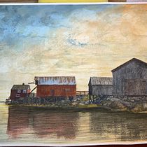 My project in Architectural Sketching with Watercolor and Ink course. Pintura em aquarela projeto de paulk_1 - 24.12.2020