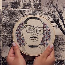 Mi Proyecto del curso: Creación de retratos bordados. Embroider project by Paloma Ignacia - 12.24.2020
