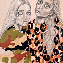 Mi Proyecto del curso: Retrato con lápiz, técnicas de color y photoshop. Un progetto di Creatività e Illustrazione tradizionale di nikiro_studio - 25.12.2020