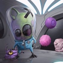 Mi Proyecto del curso: Pintura digital de personajes: ilustra con luz y color. Design de personagens e Ilustração tradicional projeto de Martin Mariano Hernandez Tena - 25.12.2020