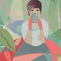 My  Flat Illustration with Photoshop course. Traditional illustration project by Veronica Lam - 12.27.2020