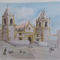 Meu projeto do curso: Desenho arquitetônico com aquarela e tinta. Pintura em aquarela projeto de sherlockmang - 25.12.2020